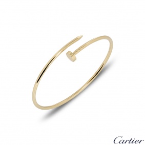 Cartier Yellow Gold Plain Juste Un Clou SM Bracelet Size 19 B6062619 Cartier Yellow Gold Plain Juste Un Clou SM Bracelet Size 19 B6062619